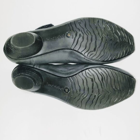 Josef Seibel Tina Gray Split Toe Mary Jane Hook Loop Low Heel Size US 7 EU 38 - Picture 10 of 11